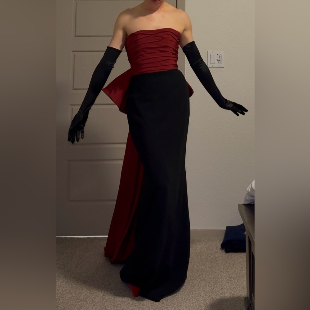❌SOLD❌ RALPH LAUREN PURPLE LABEL RED BOW DRESS - Picture 13 of 15